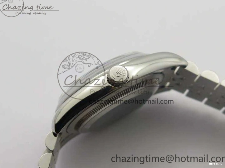 MiroTime 0223 DateJust 36mm SS 116200 ARF 1:1 Best Edition Black Roman Dial On 904L SS Jubilee Bracelet SA FlexibleFit 3519